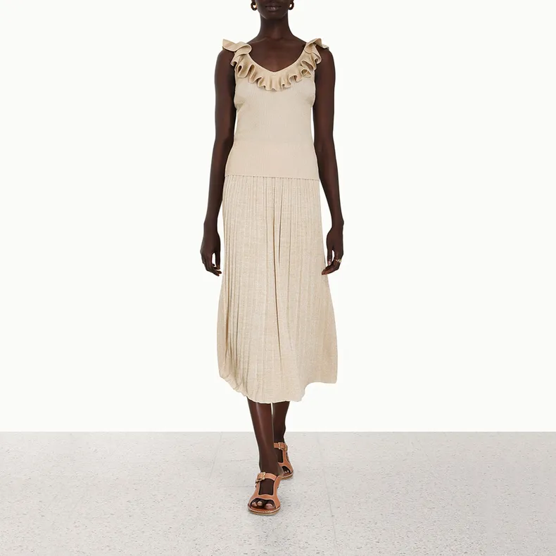 Zimmermann Devi Ruffle trim Tank Top-1