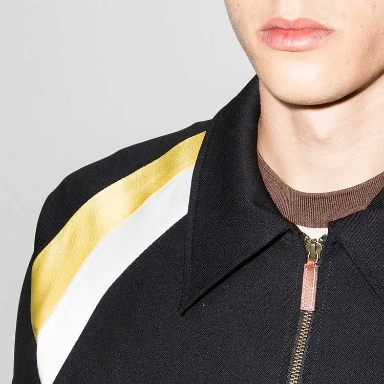 Wales Bonner Isaacs Panelled Bomber Jacket-4