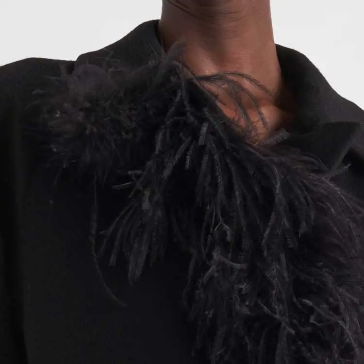 PRADA Long Sleeved Belted Coat-3