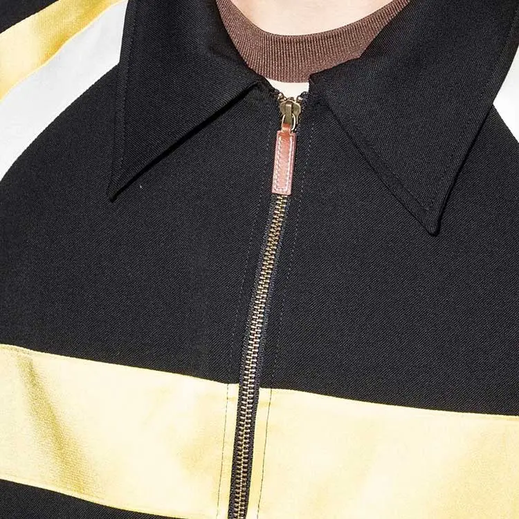 Wales Bonner Isaacs Panelled Bomber Jacket-5