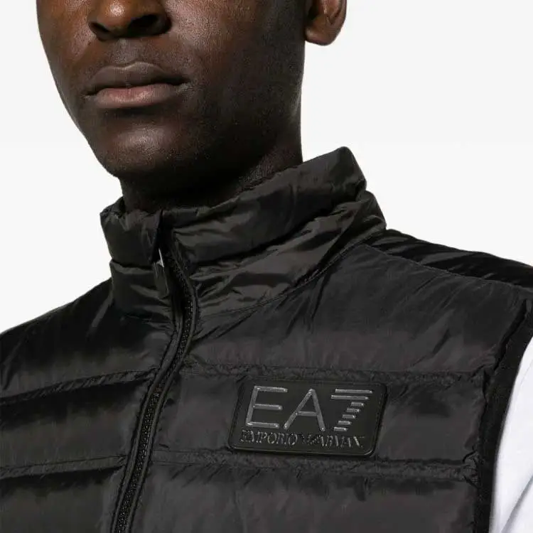EMPORIO ARMANI EA7 Down Jacket Men's Black-5
