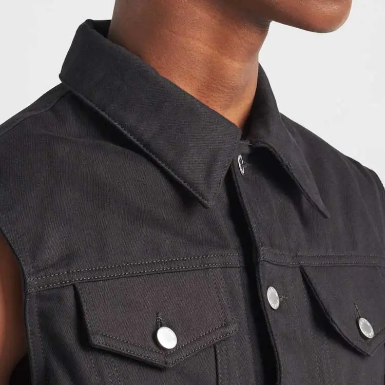 PRADA Vests Men Black-5