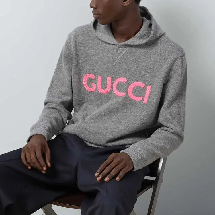 GUCCI Sweaters Men Gray-2