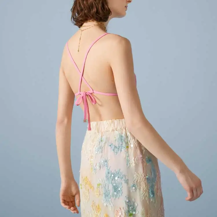 GUCCI FW23 One-piece Swimsuit Women's Pink-2