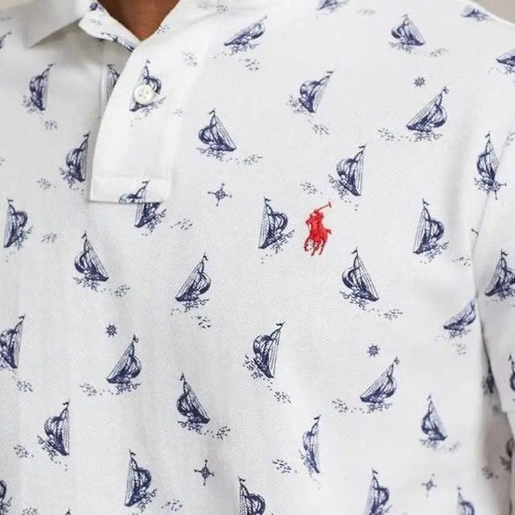 Polo Ralph Lauren SS23 Polo Shirt Men's White-6