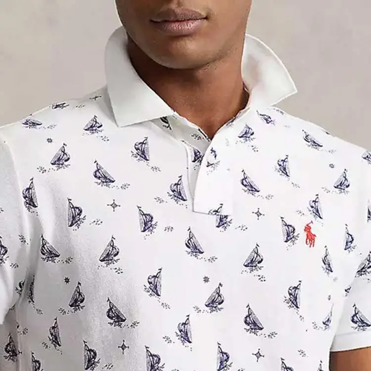 Polo Ralph Lauren SS23 Polo Shirt Men's White-5