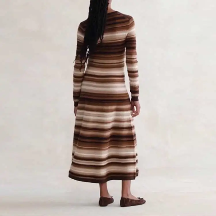 Polo Ralph Lauren FW23 Long Sleeved Dresses Women's Multicolor-2