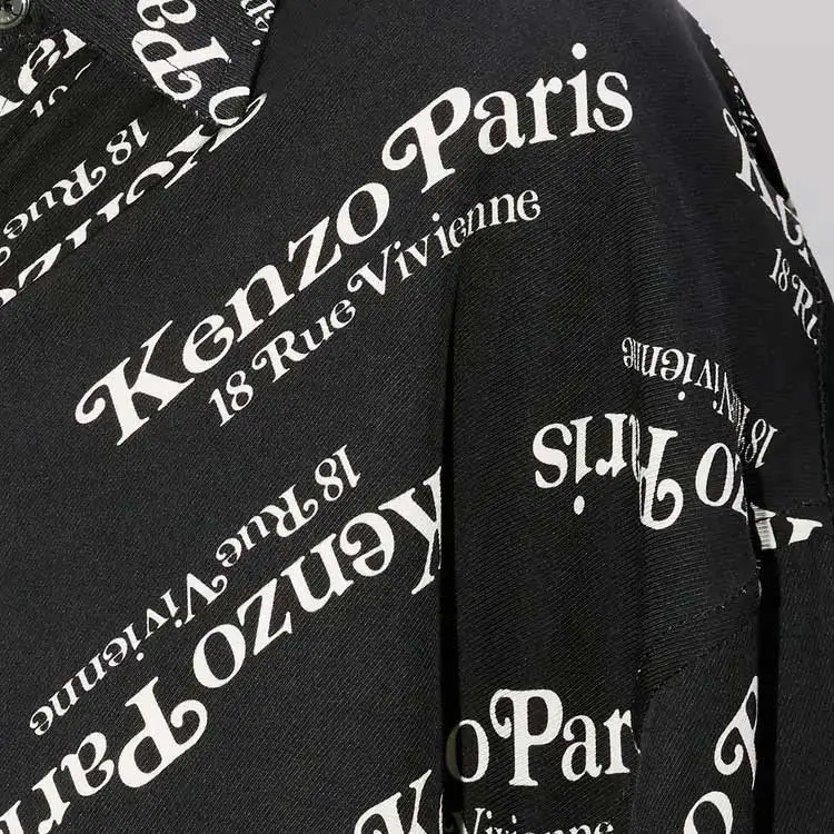 KENZO X Verdy Dropped Shoulder Shirt 'Black'-5