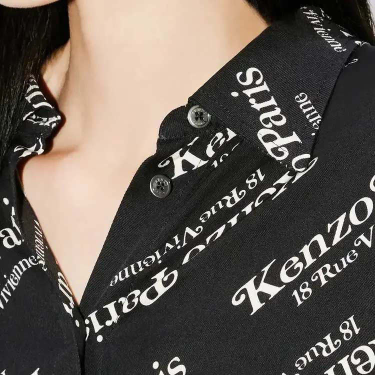 KENZO X Verdy Dropped Shoulder Shirt 'Black'-6