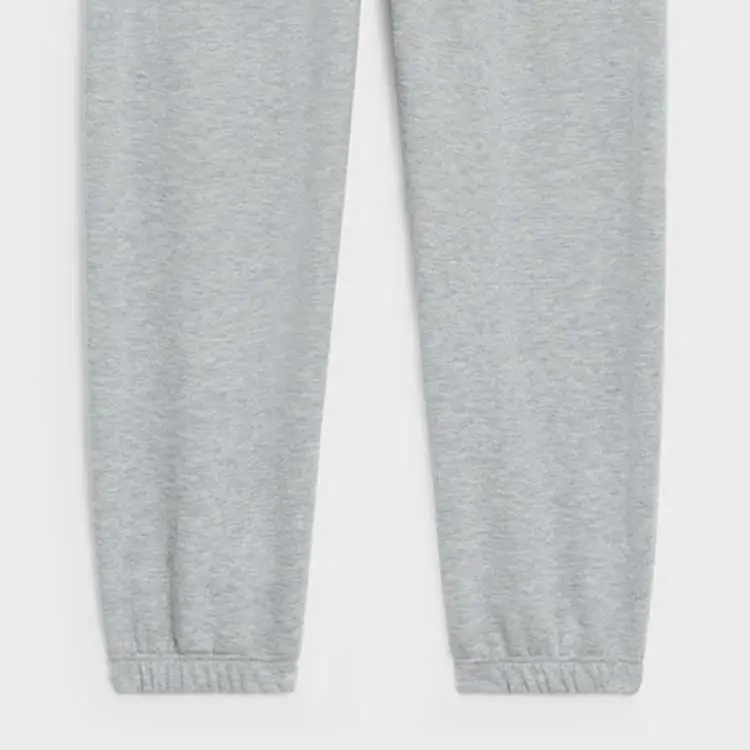 CELINE Triomphe Loose Track Pants In Cotton And Cashmere-2