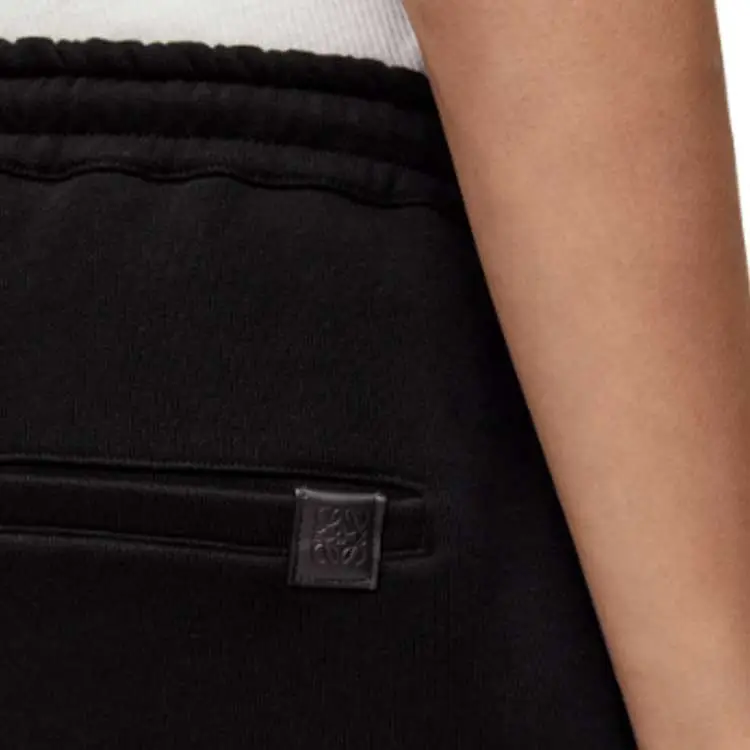 LOEWE SS23 Knitted Sweatpants Men's Black-4