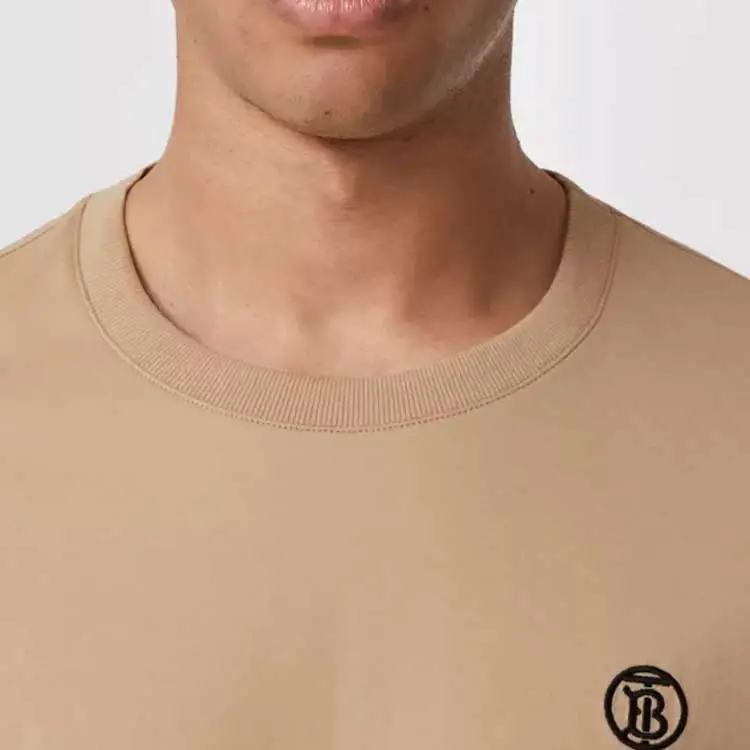 Burberry Monogram Motif Cotton T shirt-4