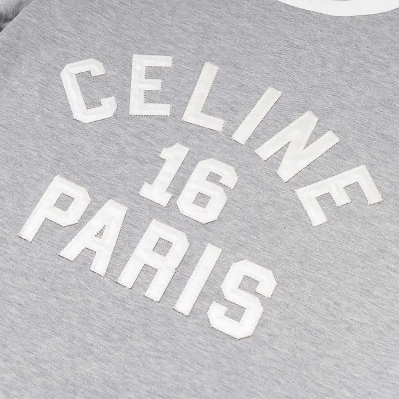 CELINE Regular T Shirt Women's Gray-6