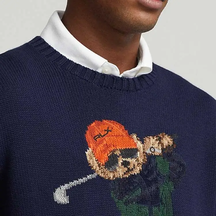 Polo Ralph Lauren FW23 Sweater Men's Marine Blue-4