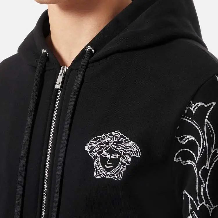 FANSIZHE Sweatshirt Men's Black-5