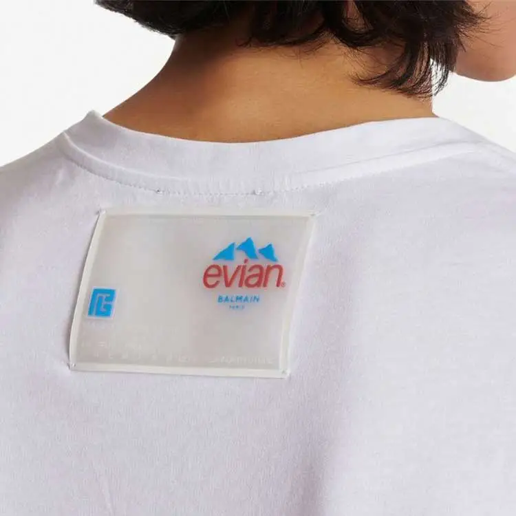 BALMAIN X Evian Logo T Shirt-5