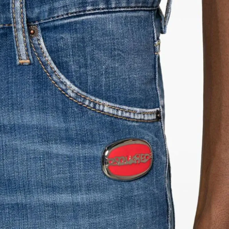 DSQUARED 2 Logo Patch Cool Guy Jeans-4