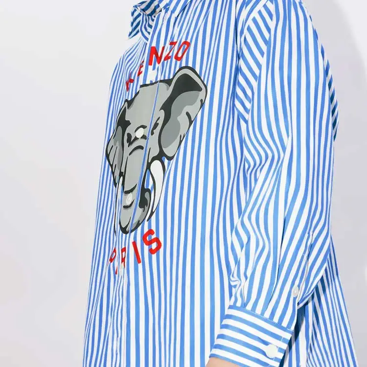 KENZO SS24 Shirt Men's Royal Blue-6