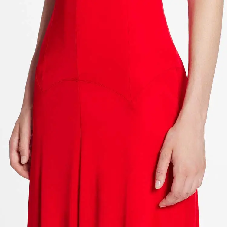 Lanvin Pleated A Line Midi Dress-2