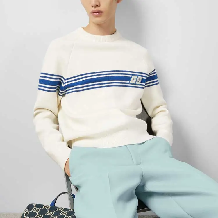 GUCCI Sweater Men's Ivory White-2