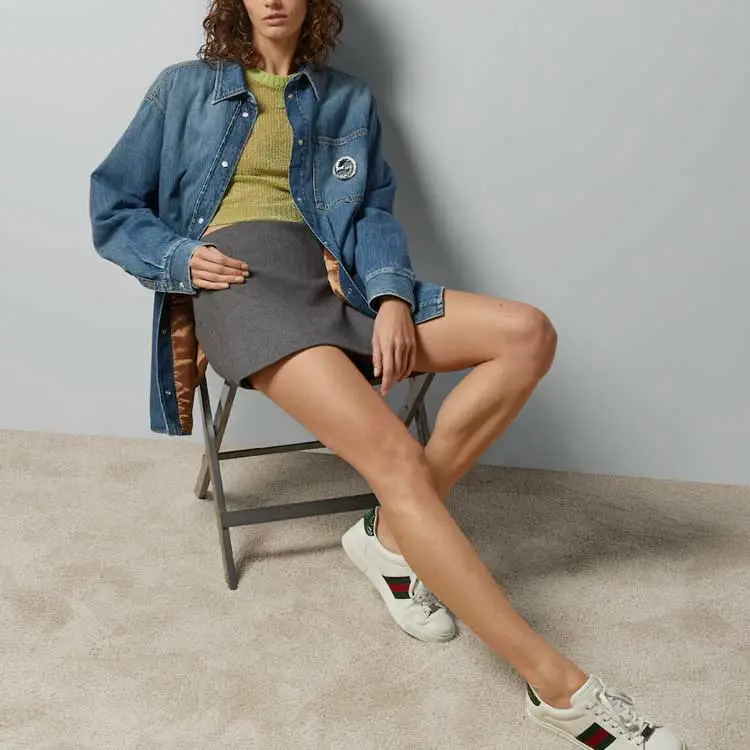GUCCI Eco Washed Denim 'Blue/Multicolor'-1