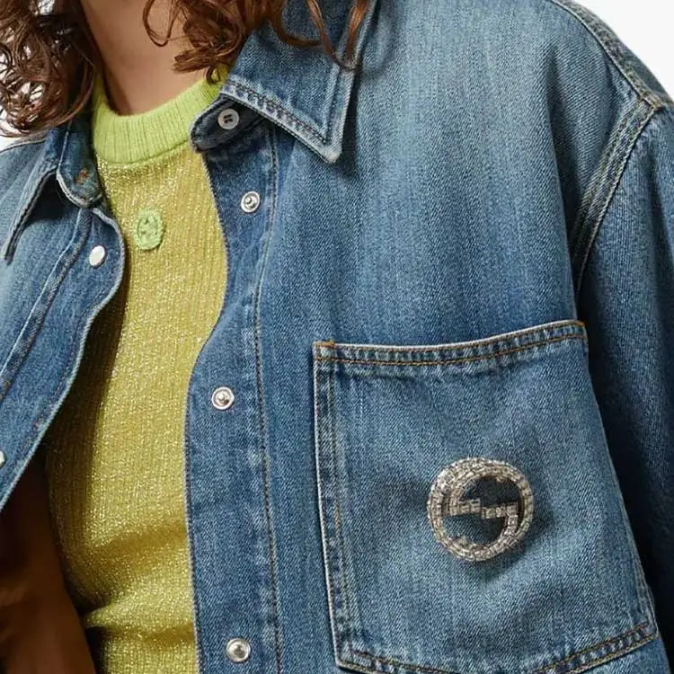GUCCI Eco Washed Denim 'Blue/Multicolor'-3