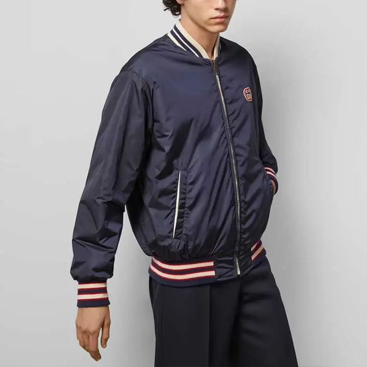 GUCCI SS24 Jackets Coats Men's Dark Blue-4
