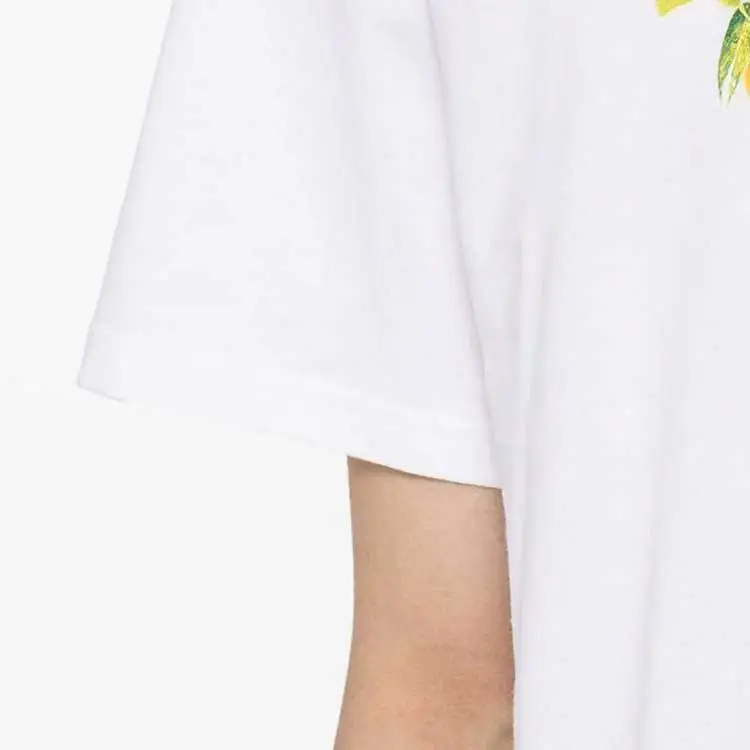 Roberto Cavalli Lemon And Snake print T shirt-4