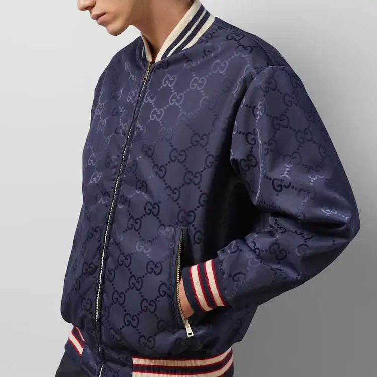 GUCCI SS24 Jackets Coats Men's Dark Blue-5