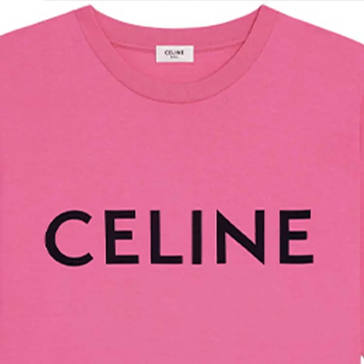 CELINE T Shirts Men Pink-3
