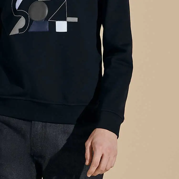 HERMES SS24 Sweatshirt Men's Marine Blue-3