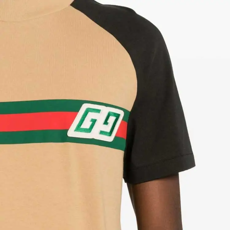 GUCCI SS24 T-Shirt Men's Caramel Brown-4