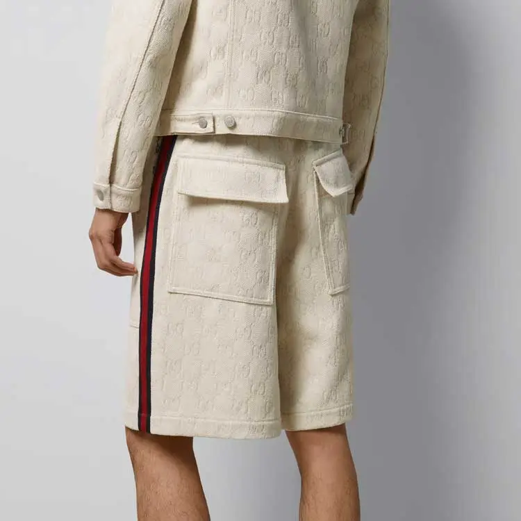 GUCCI Gg Jacquard Bermuda Shorts-2