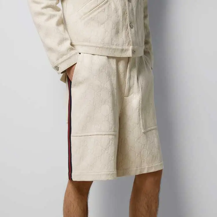 GUCCI Gg Jacquard Bermuda Shorts-3