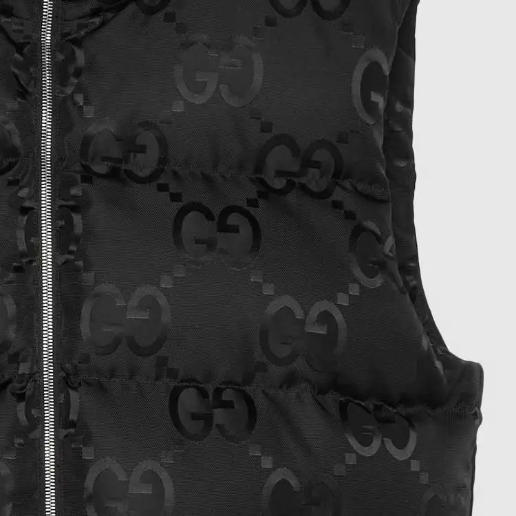 GUCCI Jumbo Gg Canvas Down Gilet-3