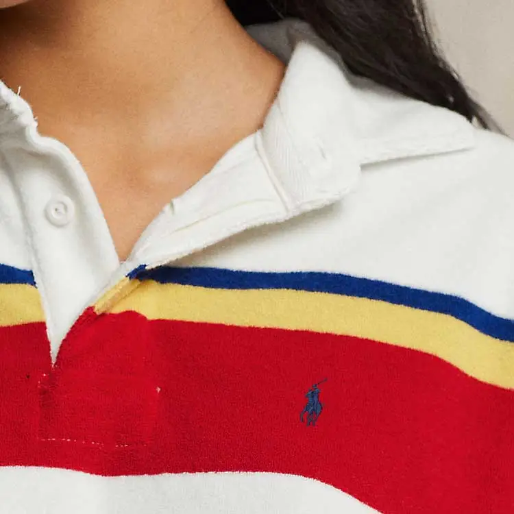 Polo Ralph Lauren Striped Terry Polo And Shorts Set-1