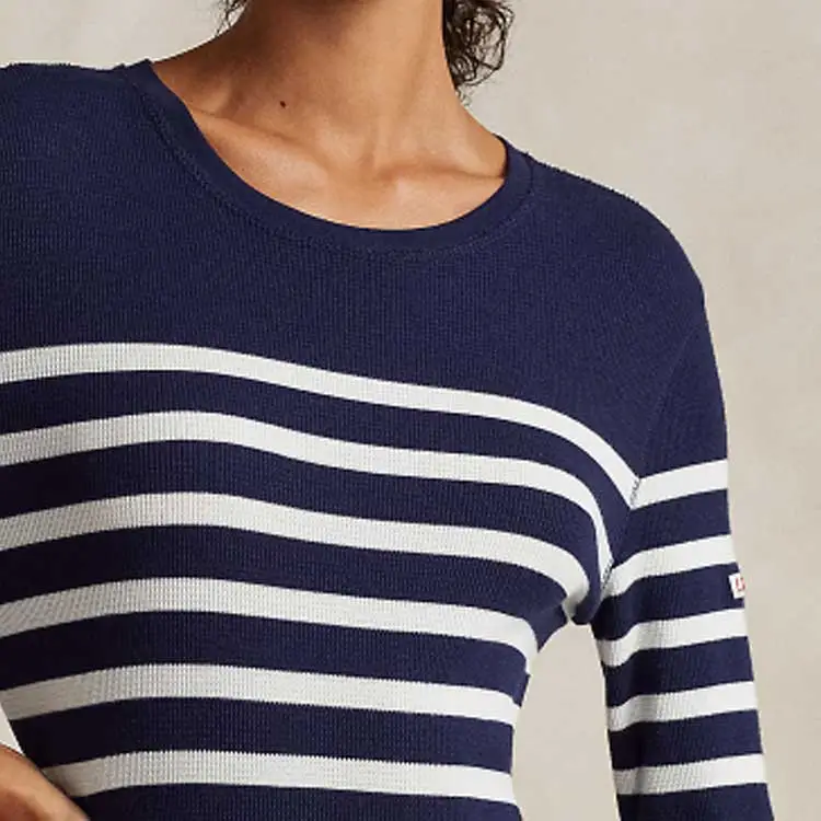 Polo Ralph Lauren Striped Waffle knit Maxi Dress-4