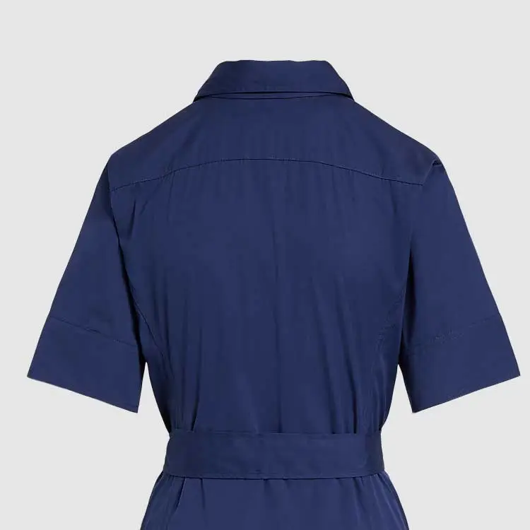 Polo Ralph Lauren SS24 Short Sleeved Dress Women's Midnight Royal Blue-4