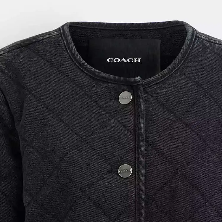 COACH Jackets & Coats Women's Black-5