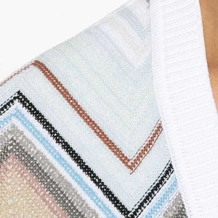 MISSONI Zigzag-woven Knitted Cardigan-5