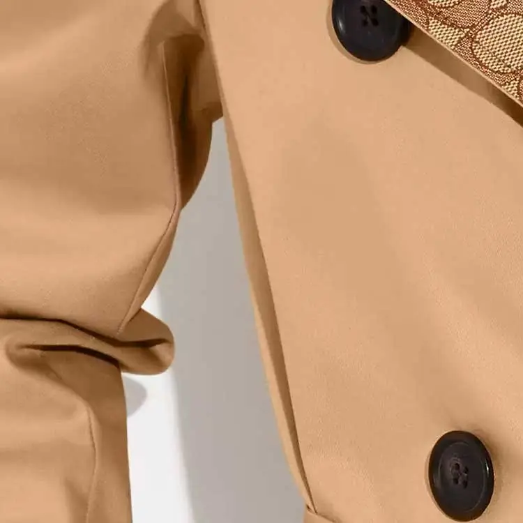 COACH Trench Coat Women's Khaki-4