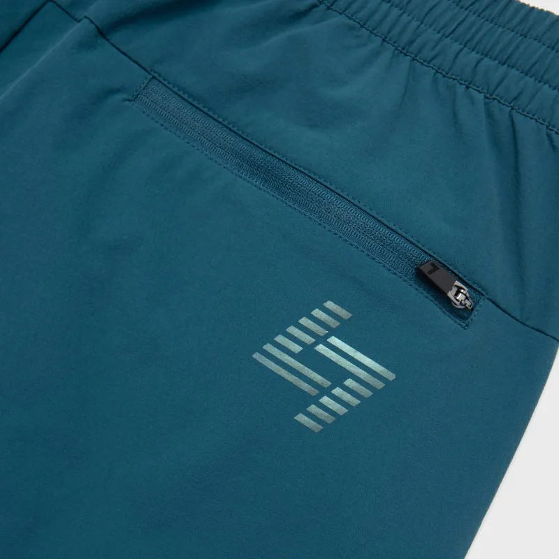 EMPORIO ARMANI EA7 SS24 Casual Pants Men's Lake Blue-3