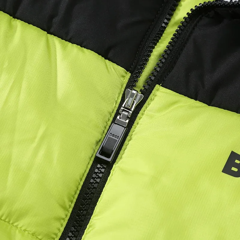 HUGO BOSS Puffer Jacket Men's Neon Green-4