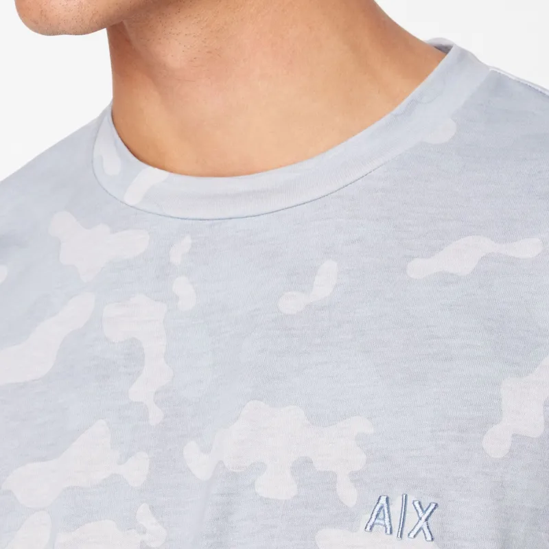 ARMANI EXCHANGEAE SS24 T Shirt Men's Light Blue-3