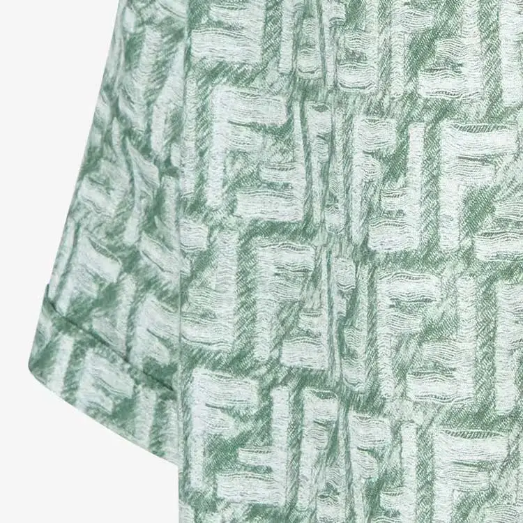 FENDI Ff Jacquard Short Sleeved Shirt-4