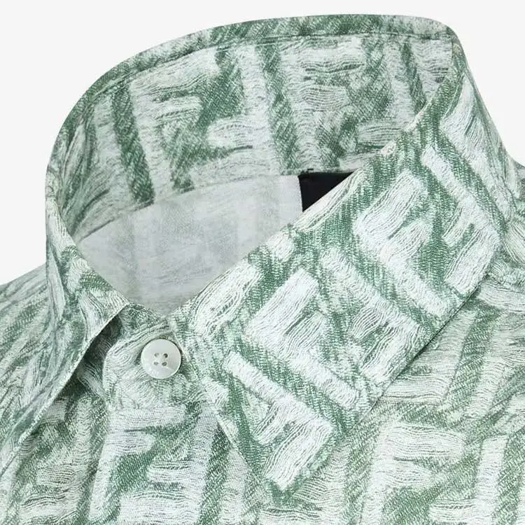 FENDI Ff Jacquard Short Sleeved Shirt-6