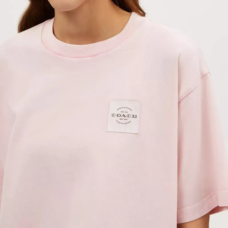 COACH T Shirts Women's Pink-3