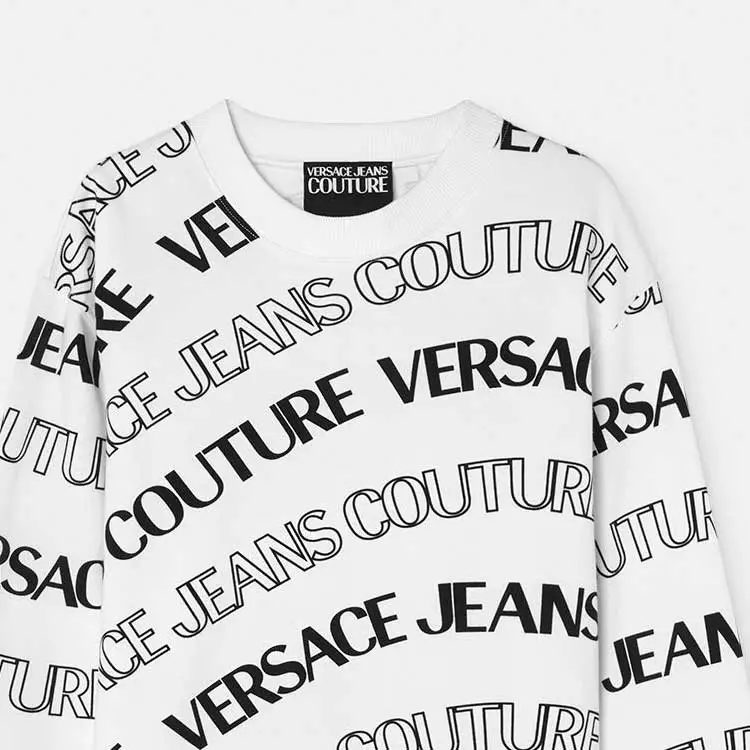 VERSACE JEANS COUTURE SS24 Sweatshirt Men's White-4