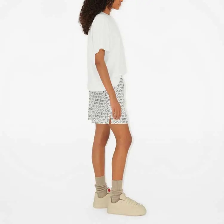 Burberry Toggle print Silk Shorts-5