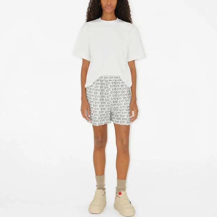 Burberry Toggle print Silk Shorts-3
